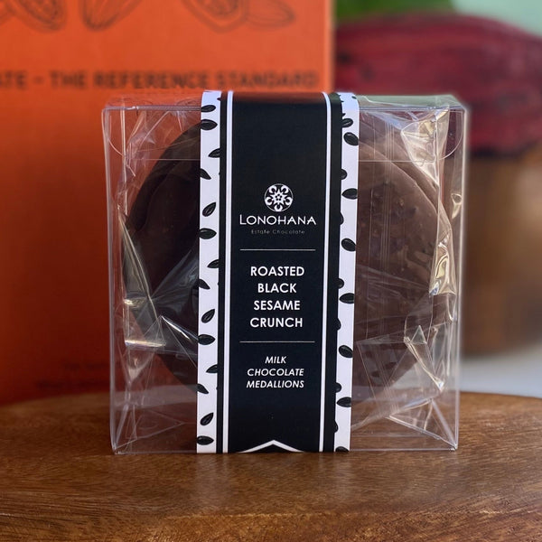 Roasted Black Sesame Medallions