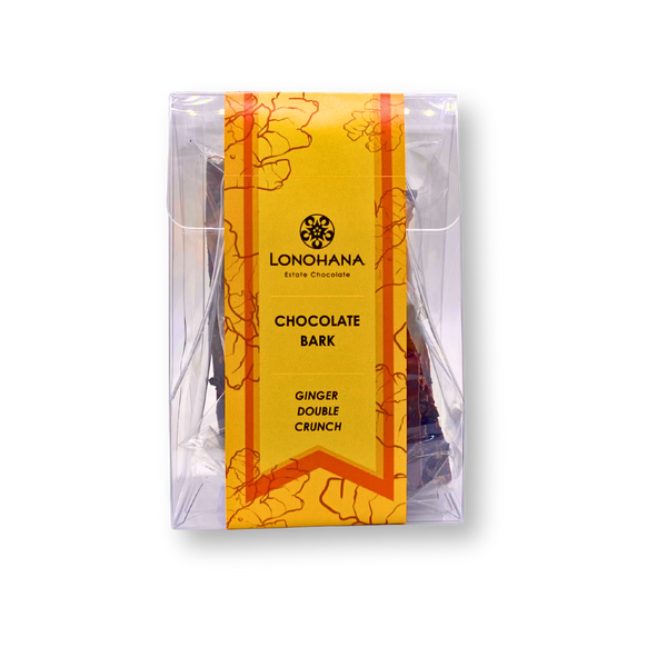 Ginger Double Crunch Chocolate Bark