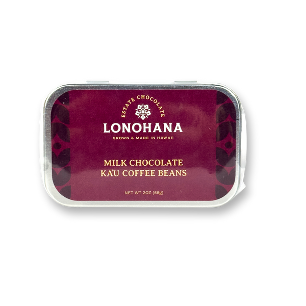 Milk Chocolate Covered Ka'u Coffee Beans