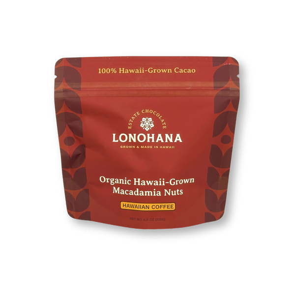 Lonohana Coffee Chocolate Covered Macadamia Nut Pouch
