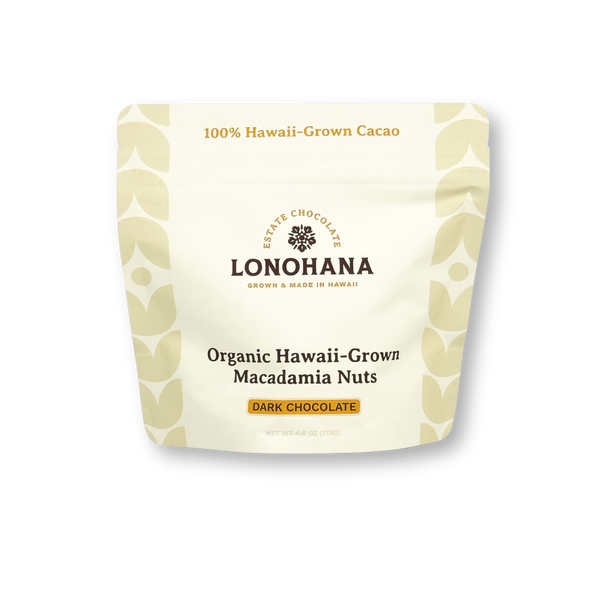 Lonohana Dark Chocolate Covered Macadamia Nut Pouches