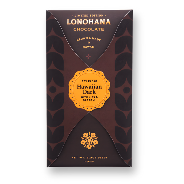 Hawaiian Dark with Nibs & Sea Salt (67%)
