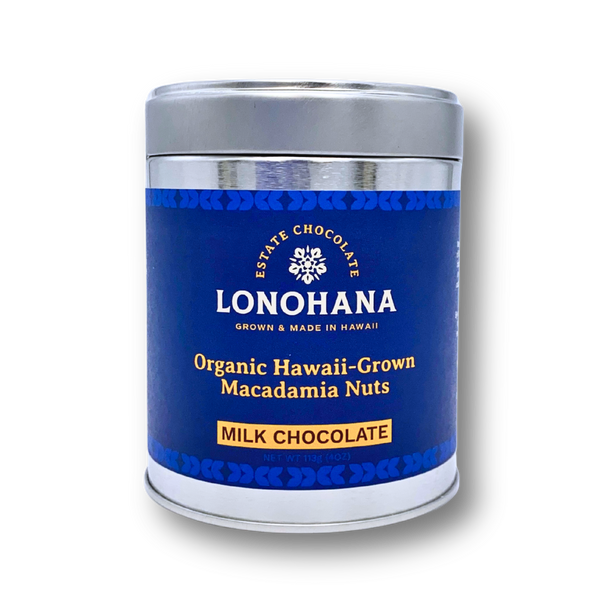 Lonohana Milk Chocolate Covered Macadamia Nut Tin