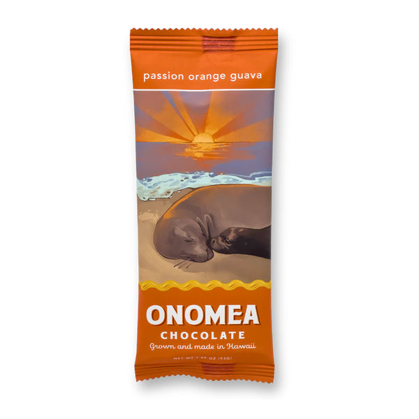 ONOMEA - Passion Orange Guava (POG) Chocolate Bar
